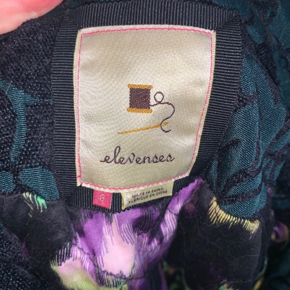 Anthro Elevenses Emerald Isle Coat 8 - Picture 3 of 14